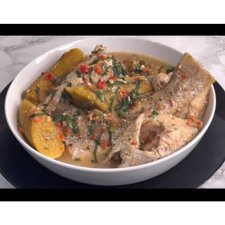 Fresh croacker fish peppersoup (Per plate)