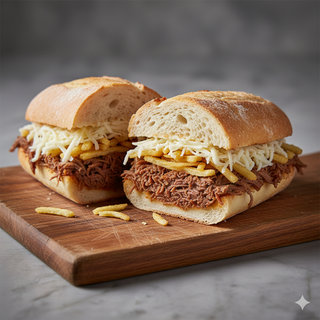 Bocadillo De Carne Mechada