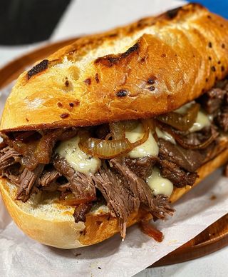 Cheesesteak italiano panino