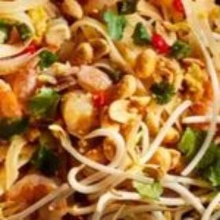 Pad Thai De Konjac Con Gambas