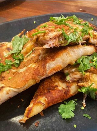 Quesadilla pollo Tikka Masala