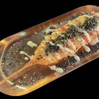 Corn dog estilo japonés