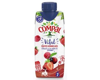 Néctar Frutos Vermelhos Compal Vital 30 cl