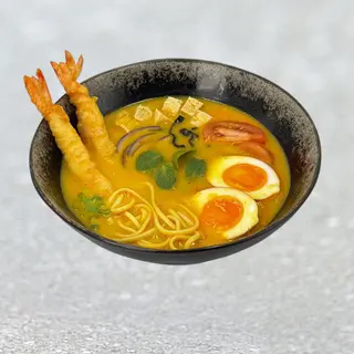 Суп Карі Рамен з тигровою креветкою(400г)