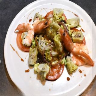 Ensalada De Alcachofas Y Langostinos
