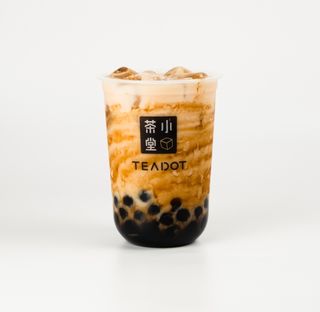 Красный чай с жемчугом 0.7