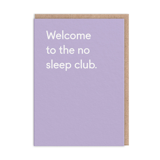 Postal Welcome To The No Sleep Club