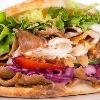 Meuno doner pitta XL solo carne y queso