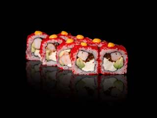 Філадельфія в ікрі з креветкою