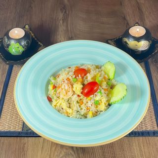 arroz frito con verduras