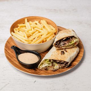 Shawarma di vitello - arrotolato