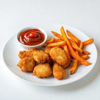 Nuggets cu cartofi dulci