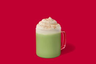 Gingerbread Matcha Latte