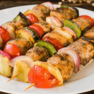 Pincho de pollo marinado (1 ud)