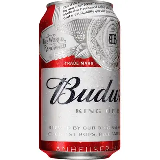 Cerveza Budweiser Lata 330 Ml.