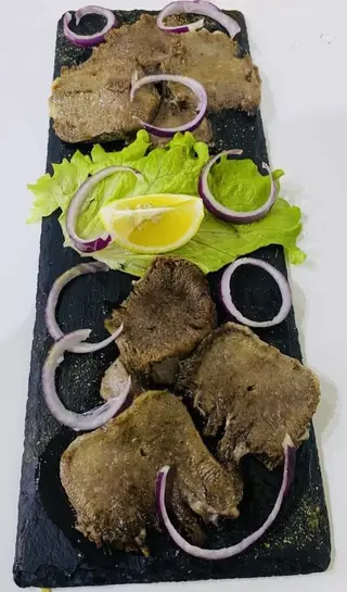 телешки език в масло
