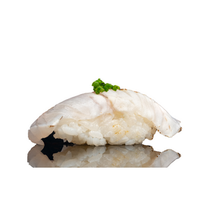 Sea bass aburi nigiri