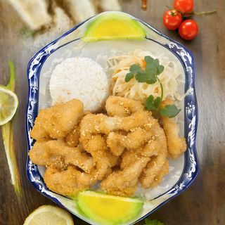 Kurczak w cieście sezamowym