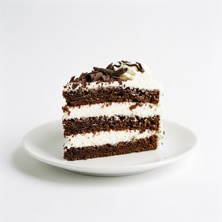 Tarta de chocolate y nata