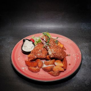 Punjena rolovana pohovana pileća šnicla