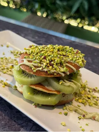 Pancakes Pistacho