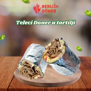 Teleći doner tortilla + Coca-Cola