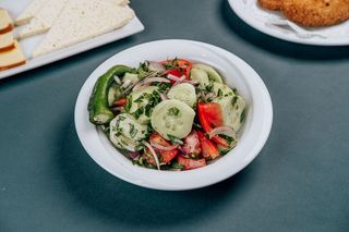 კიტრი-პომიდვრის სალათი