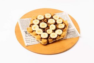Гофрета с шоколад и банан (1бр)