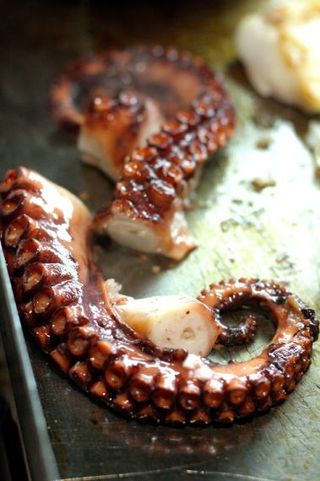 Октопод на JOSPER със салса от тиквички, домати и лук 200 гр. 