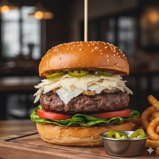 Mega beef Parmigiano menù