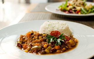 Vegan chilli con "carne"