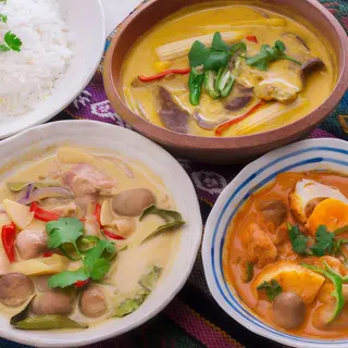 Vegetarian Curry + Jasmine rice