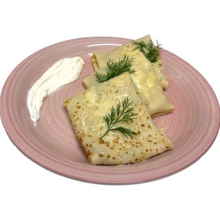 Naleśniki z pieczarkami i kurczakiem