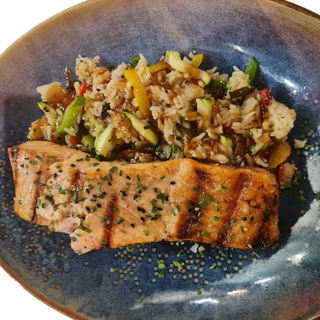 Suprema de salmón a la brasa (225 g. aprox.)