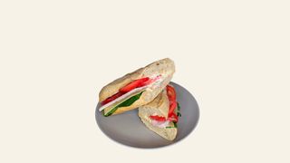 Bagietka z szynką i serem