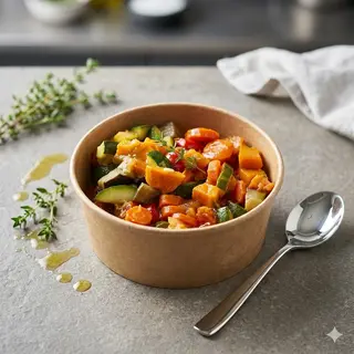 Verduras Asadas al Horno con Hierbas Mediterráneas