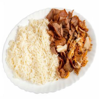 Plato Carne con Arroz