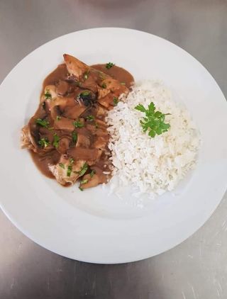 Bifinhos com Molho de Cogumelos