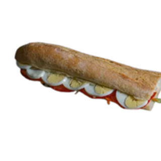 Bocadillo Œuf avec Frites