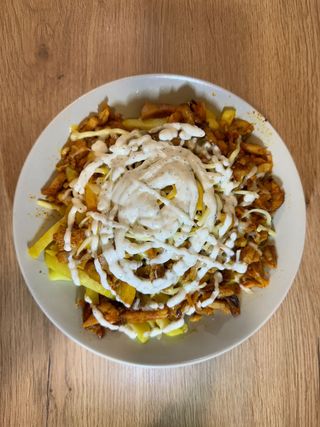 Patatas Con Carne Y Queso Al Horno