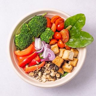 Plant power tofu salad