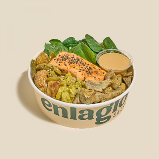 Miso Salmon Salad