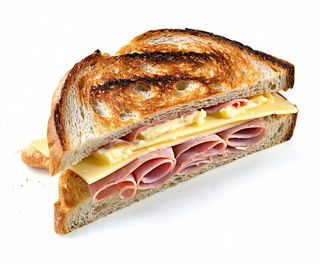 Toast classico cotto ed emmental