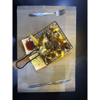 Beef Bbq Ribs Loaded Fries