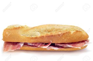 Bocadillo de jamón serrano