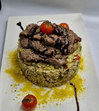 Rižoto sa teletinom i sampinjonima 300gr