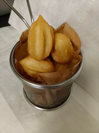 Mini churros al cioccolato