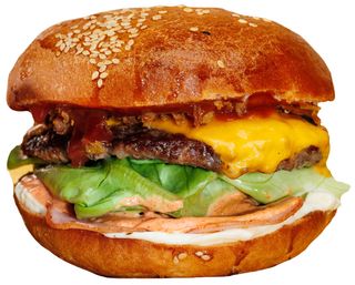 Hamburger Sunca, Carne, Cascaval