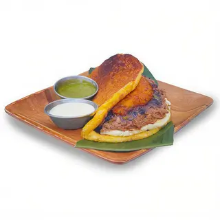 Cachapa pabellón criollo