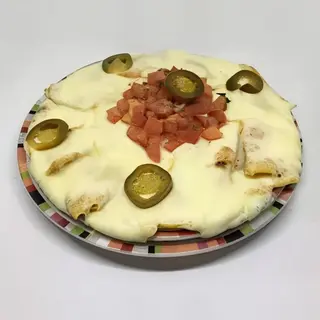 Nachitos veganos con guacamole